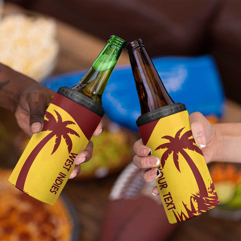 Custom West Indies Cricket 4 in 1 Can Cooler Tumbler Windies Newest Version
