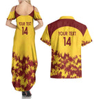 Custom West Indies Cricket Couples Matching Summer Maxi Dress and Hawaiian Shirt Windies Newest Version
