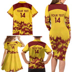 Custom West Indies Cricket Family Matching Long Sleeve Bodycon Dress and Hawaiian Shirt Windies Newest Version