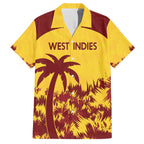 Custom West Indies Cricket Family Matching Off The Shoulder Long Sleeve Dress and Hawaiian Shirt Windies Newest Version