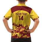 Custom West Indies Cricket Family Matching Off Shoulder Maxi Dress and Hawaiian Shirt Windies Newest Version