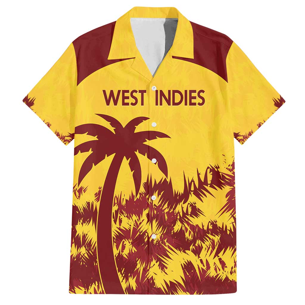 Custom West Indies Cricket Family Matching Off Shoulder Maxi Dress and Hawaiian Shirt Windies Newest Version