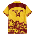 Custom West Indies Cricket Family Matching Off Shoulder Short Dress and Hawaiian Shirt Windies Newest Version