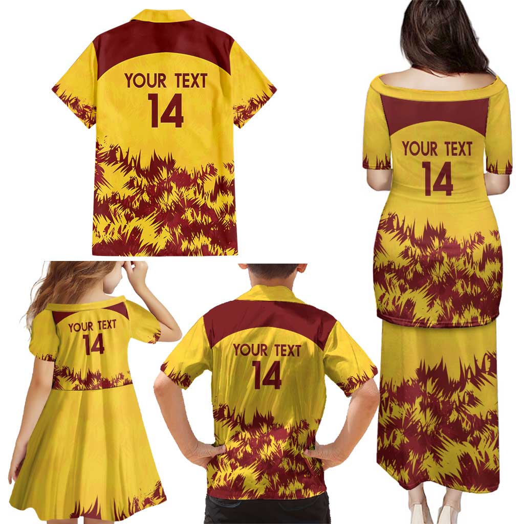 Custom West Indies Cricket Family Matching Puletasi and Hawaiian Shirt Windies Newest Version