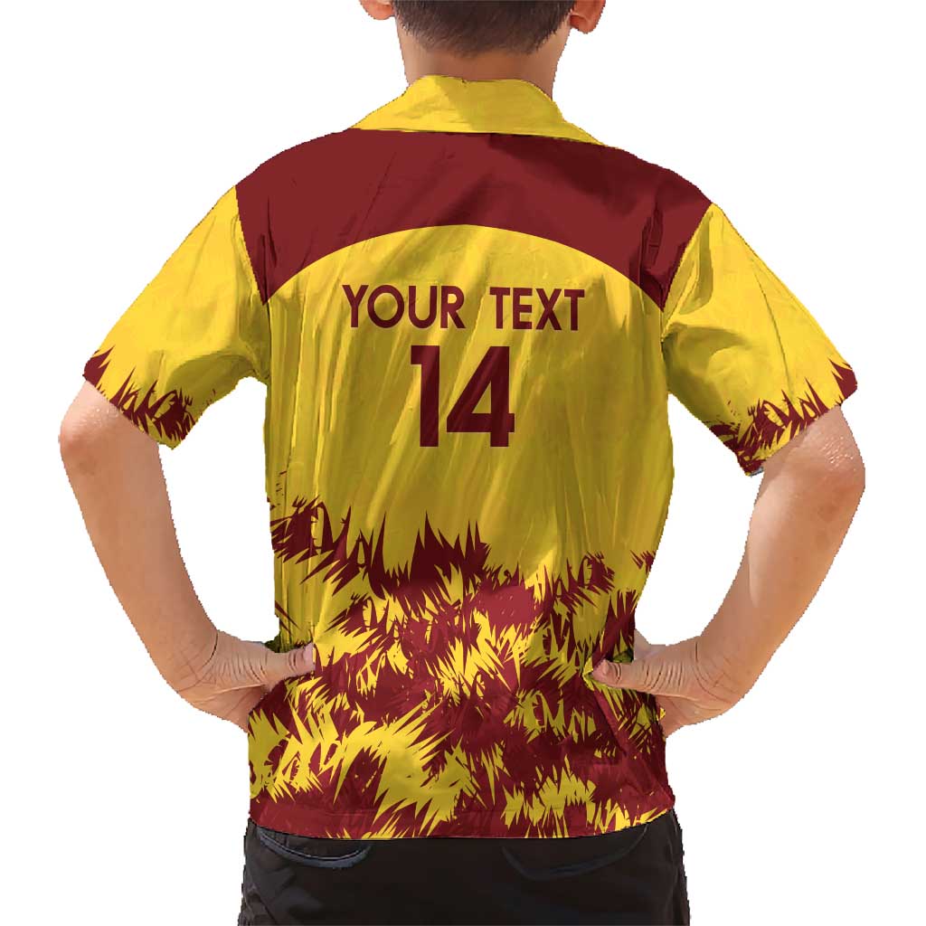 Custom West Indies Cricket Family Matching Short Sleeve Bodycon Dress and Hawaiian Shirt Windies Newest Version