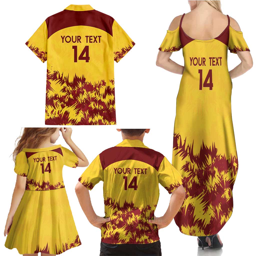 Custom West Indies Cricket Family Matching Summer Maxi Dress and Hawaiian Shirt Windies Newest Version