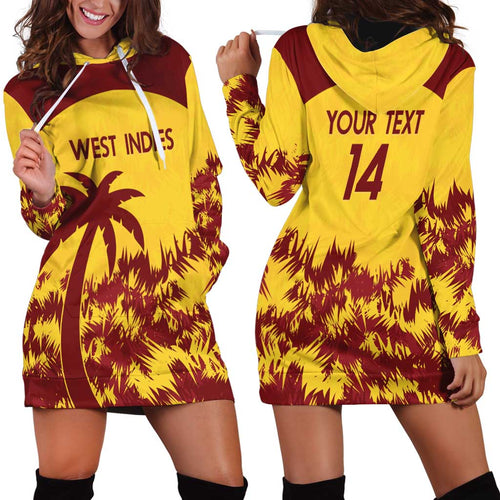 Custom West Indies Cricket Hoodie Dress Windies Newest Version