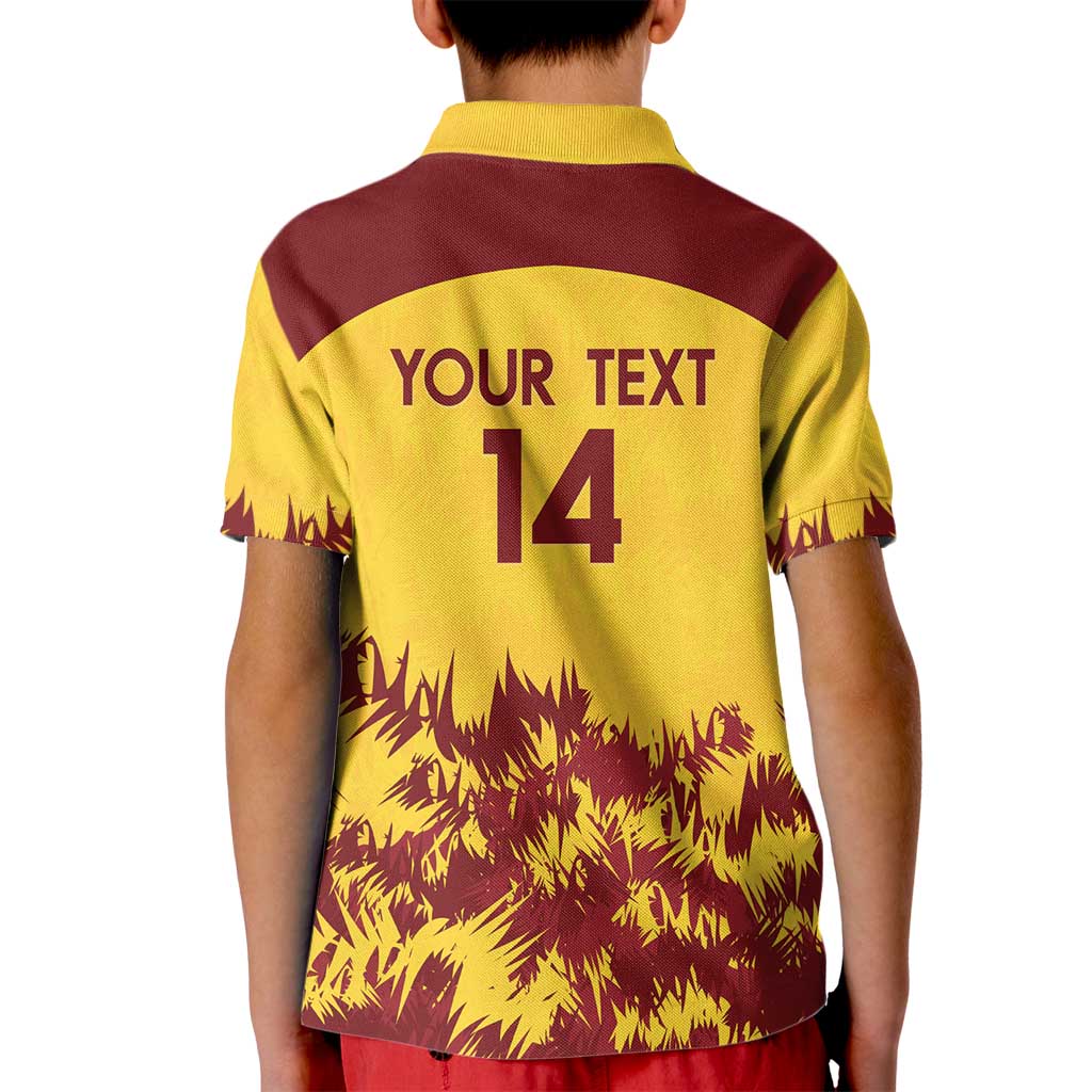 Custom West Indies Cricket Kid Polo Shirt Windies Newest Version