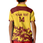Custom West Indies Cricket Kid Polo Shirt Windies Newest Version