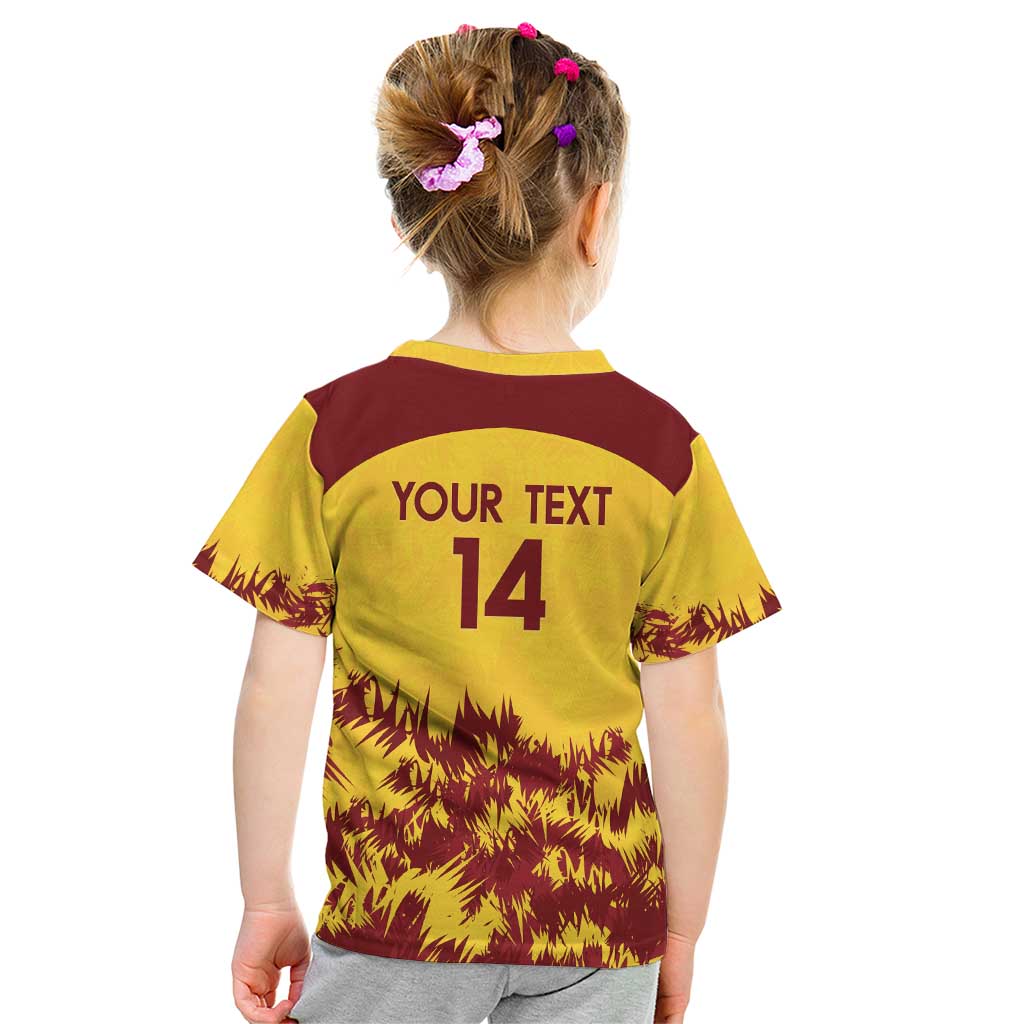 Custom West Indies Cricket Kid T Shirt Windies Newest Version