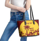 Custom West Indies Cricket Leather Tote Bag Windies Newest Version