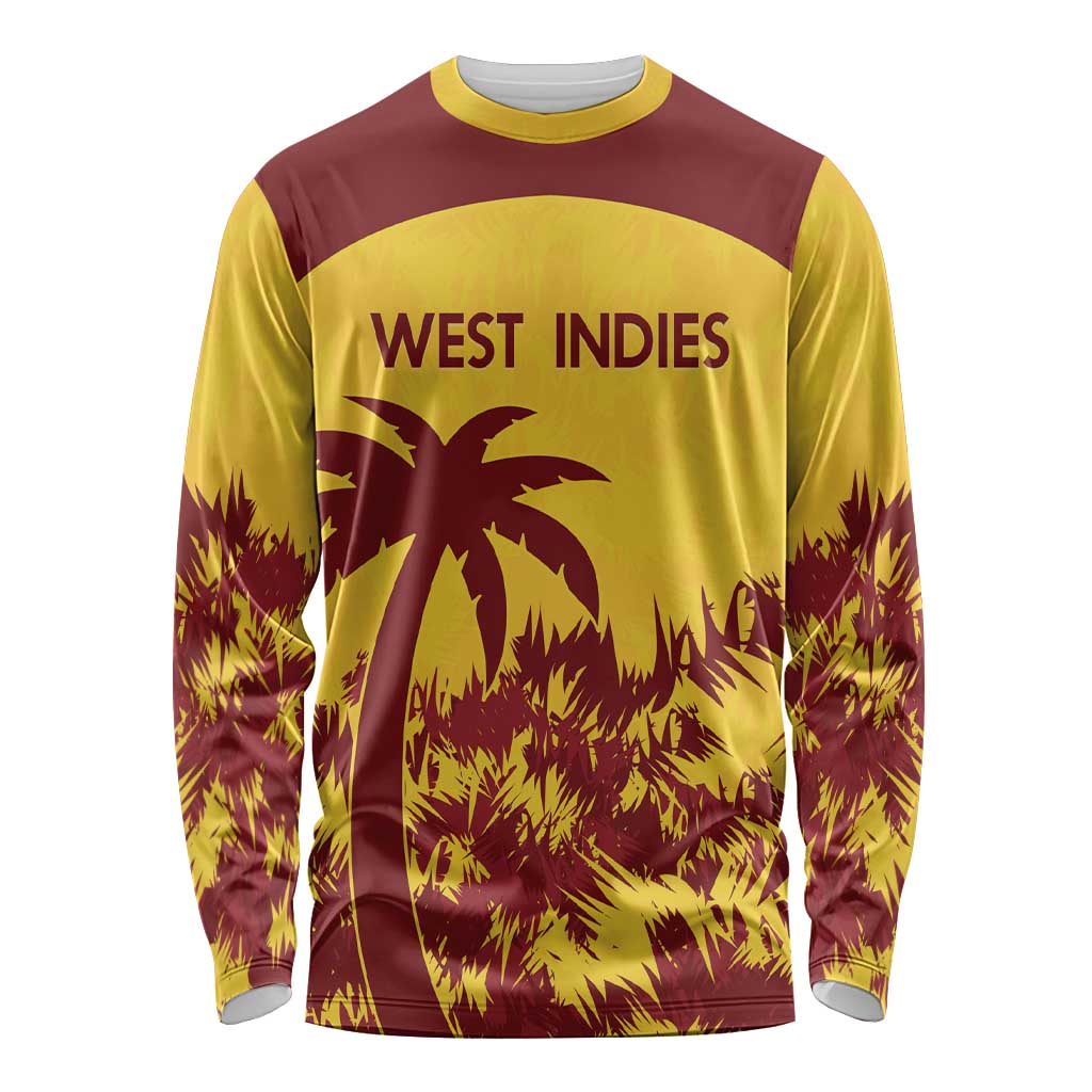 Custom West Indies Cricket Long Sleeve Shirt Windies Newest Version