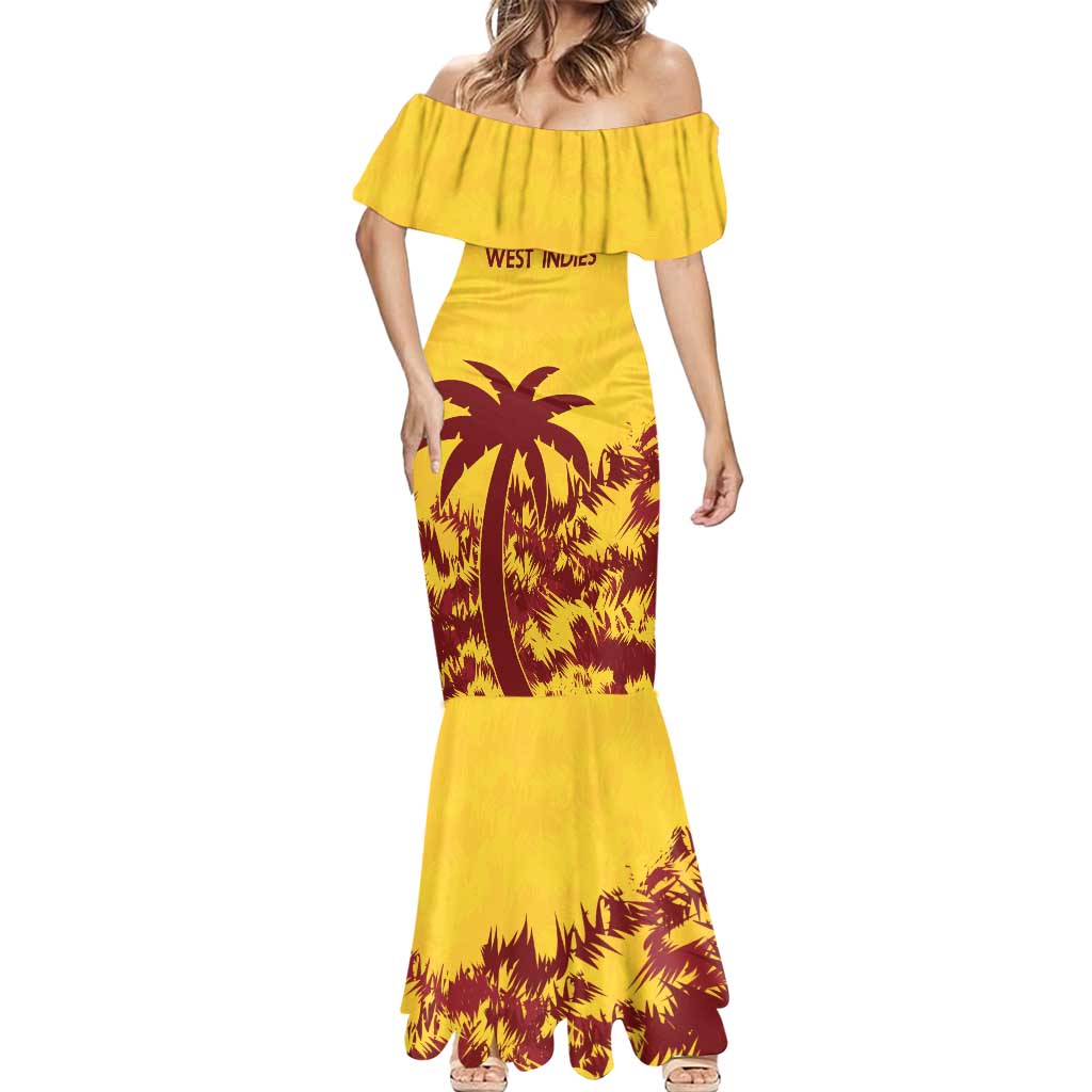 Custom West Indies Cricket Mermaid Dress Windies Newest Version