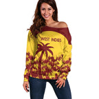 Custom West Indies Cricket Off Shoulder Sweater Windies Newest Version