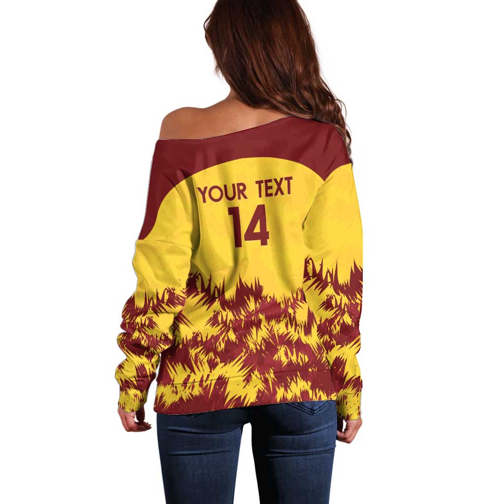 Custom West Indies Cricket Off Shoulder Sweater Windies Newest Version