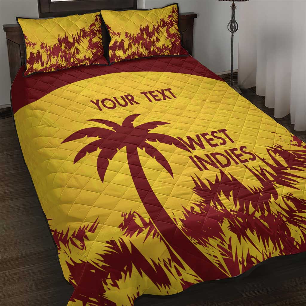 Custom West Indies Cricket Quilt Bed Set Windies Newest Version