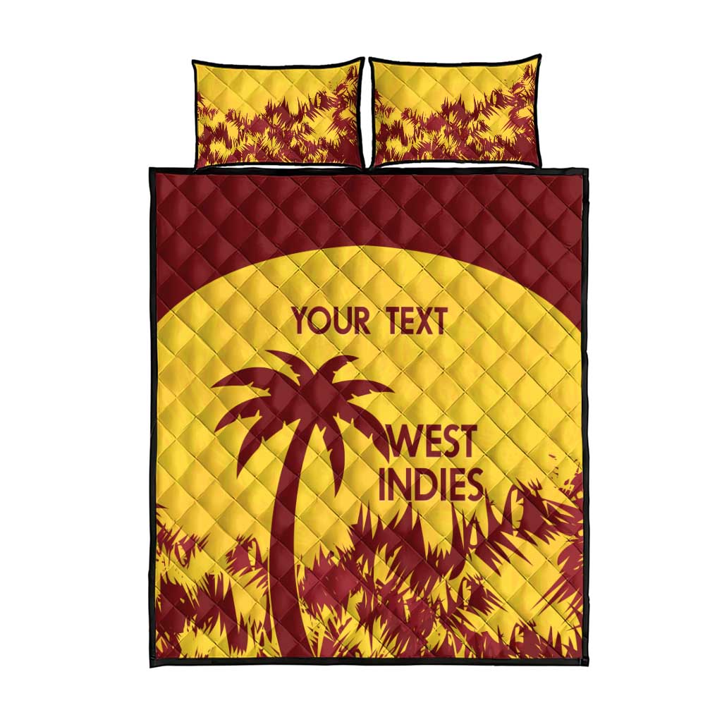 Custom West Indies Cricket Quilt Bed Set Windies Newest Version