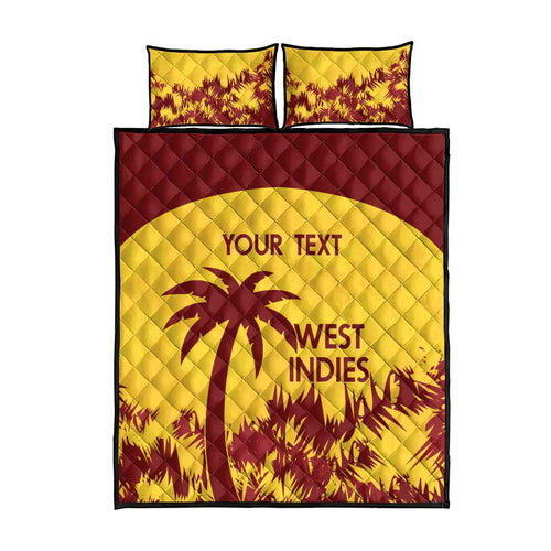 Custom West Indies Cricket Quilt Bed Set Windies Newest Version