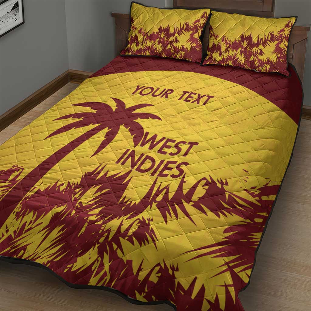 Custom West Indies Cricket Quilt Bed Set Windies Newest Version