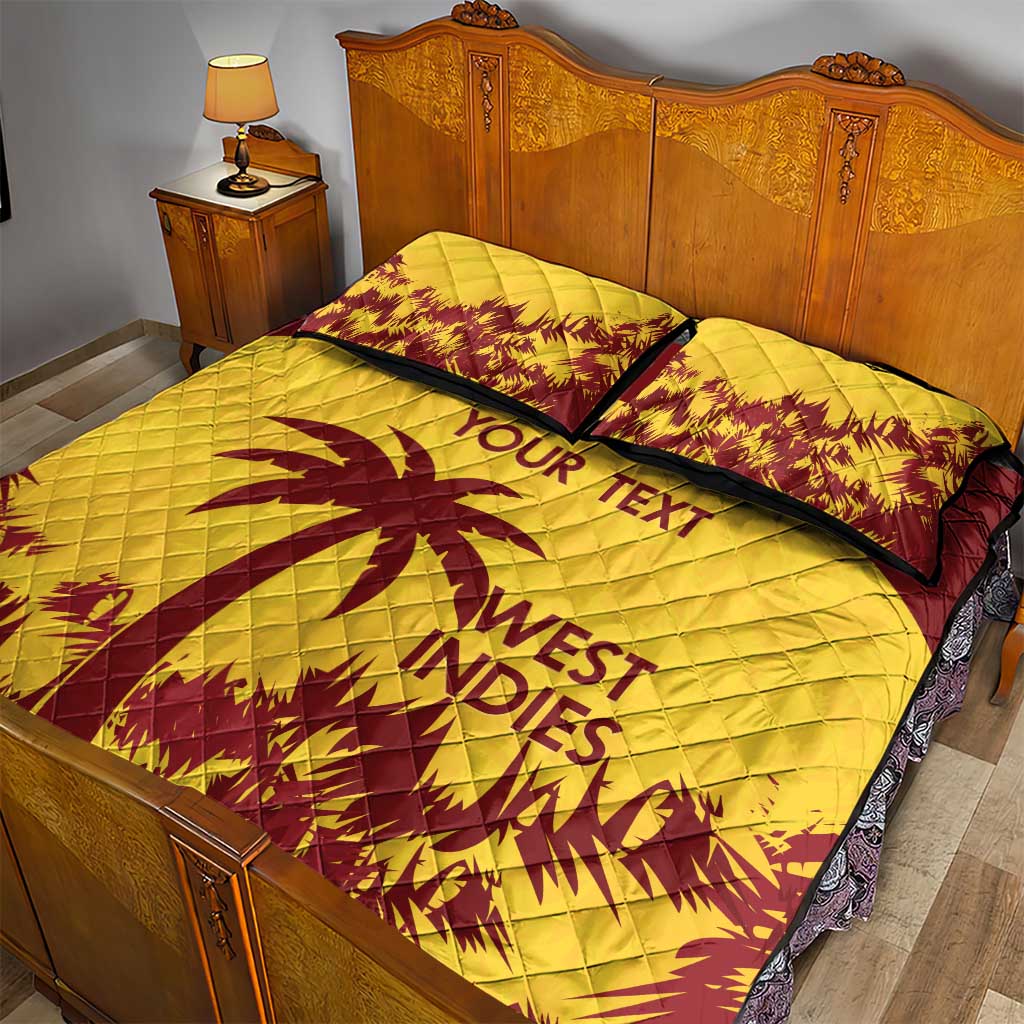 Custom West Indies Cricket Quilt Bed Set Windies Newest Version