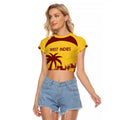 Custom West Indies Cricket Raglan Cropped T Shirt Windies Newest Version