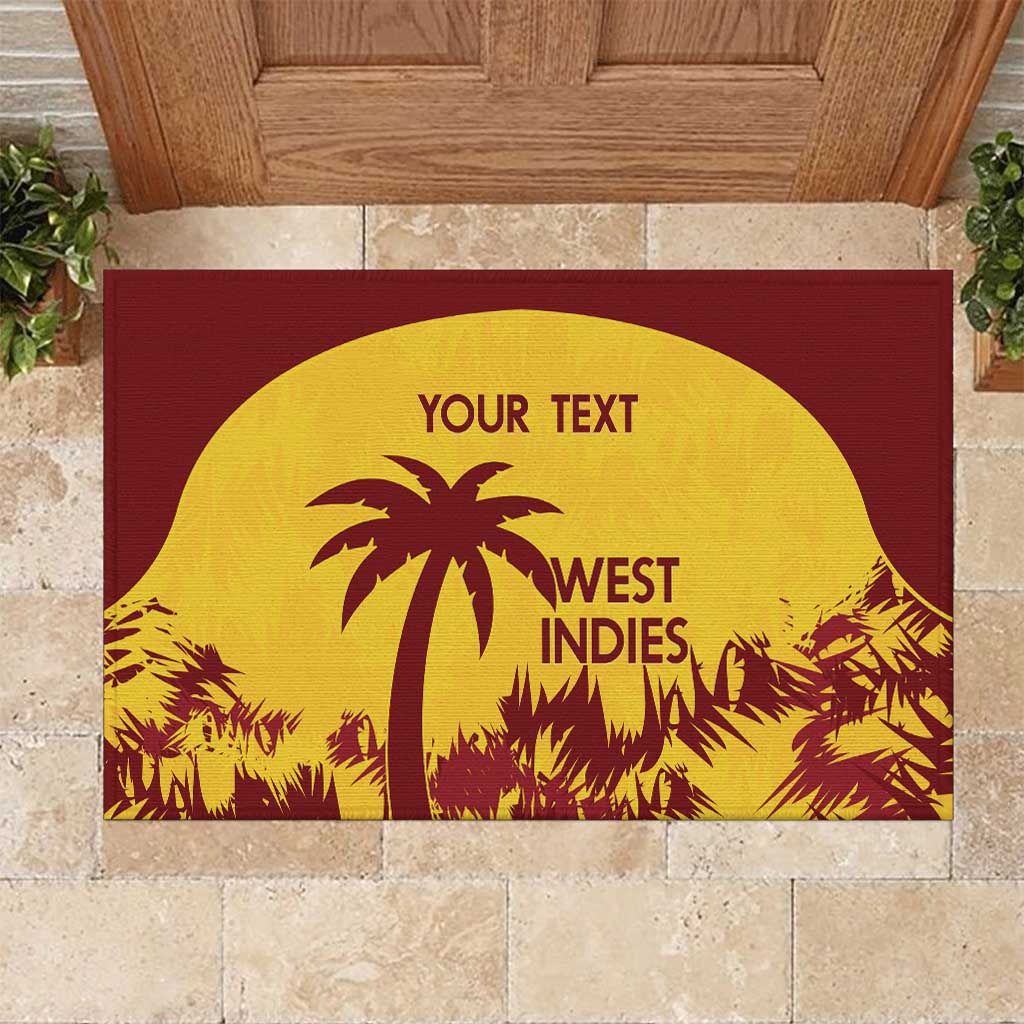 Custom West Indies Cricket Rubber Doormat Windies Newest Version