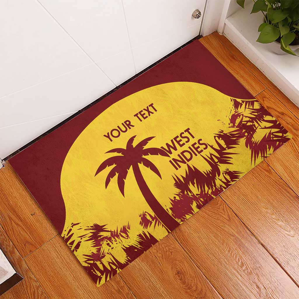 Custom West Indies Cricket Rubber Doormat Windies Newest Version