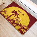 Custom West Indies Cricket Rubber Doormat Windies Newest Version