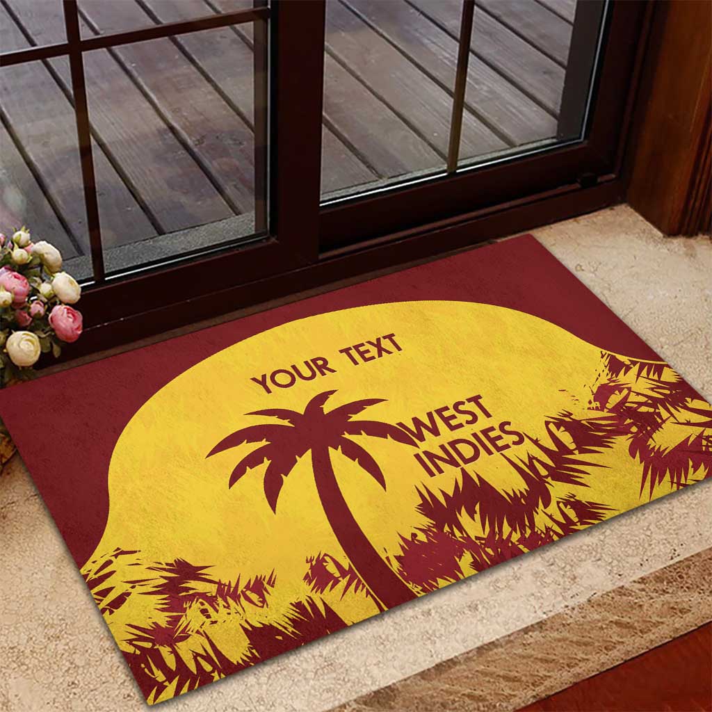 Custom West Indies Cricket Rubber Doormat Windies Newest Version