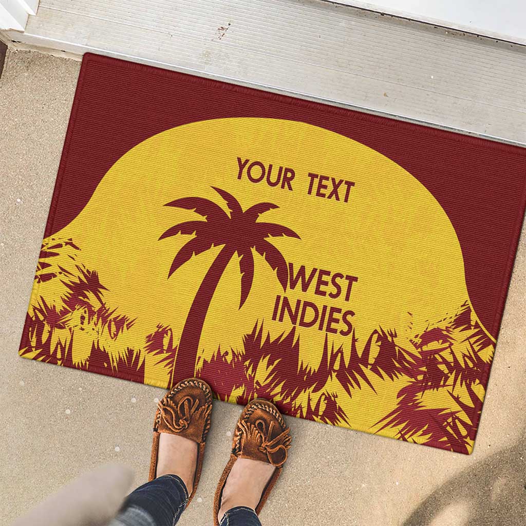 Custom West Indies Cricket Rubber Doormat Windies Newest Version