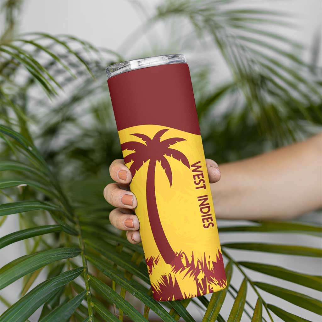 Custom West Indies Cricket Skinny Tumbler Windies Newest Version