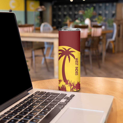 Custom West Indies Cricket Skinny Tumbler Windies Newest Version