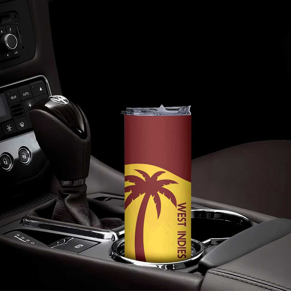 Custom West Indies Cricket Skinny Tumbler Windies Newest Version