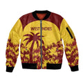 Custom West Indies Cricket Sleeve Zip Bomber Jacket Windies Newest Version