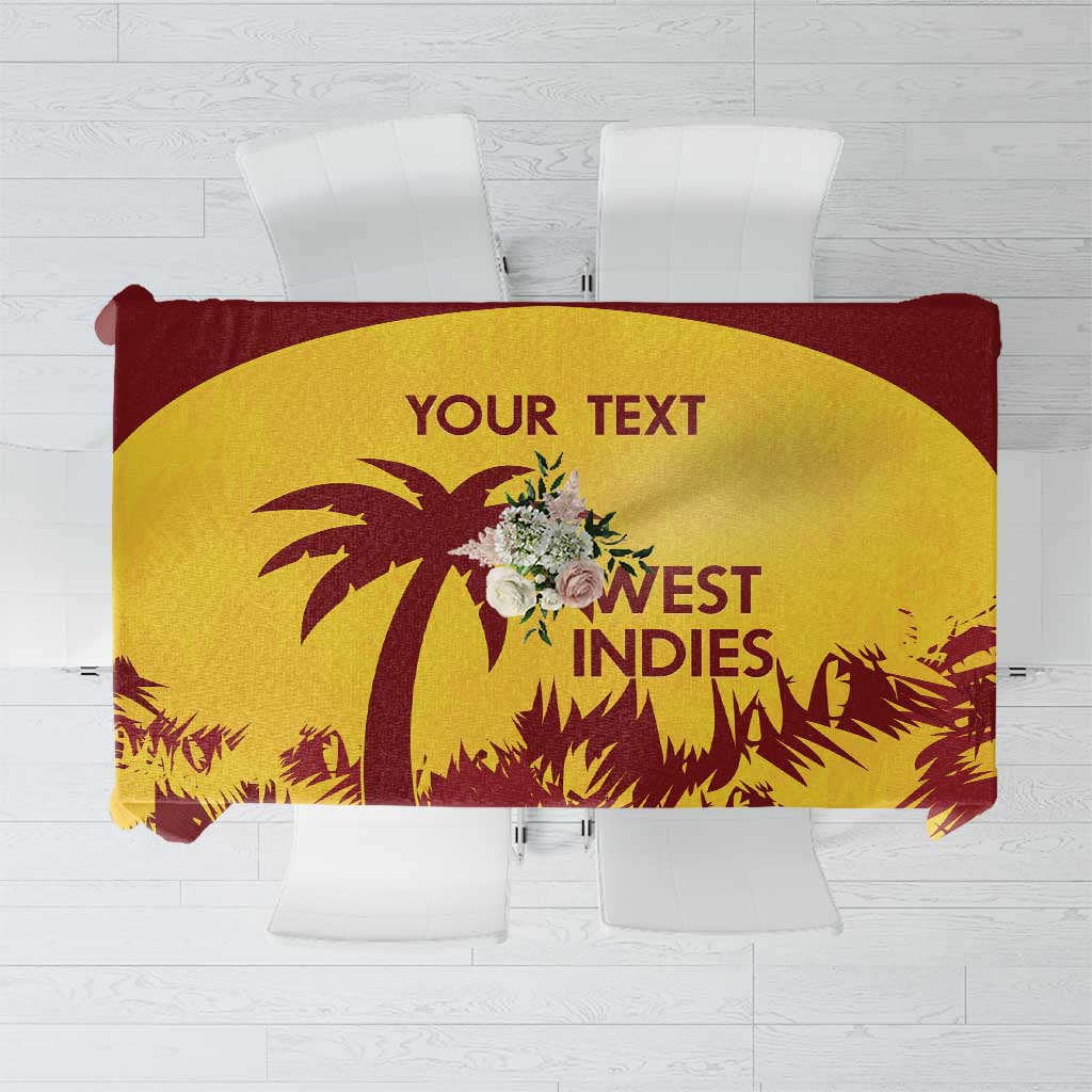 Custom West Indies Cricket Tablecloth Windies Newest Version