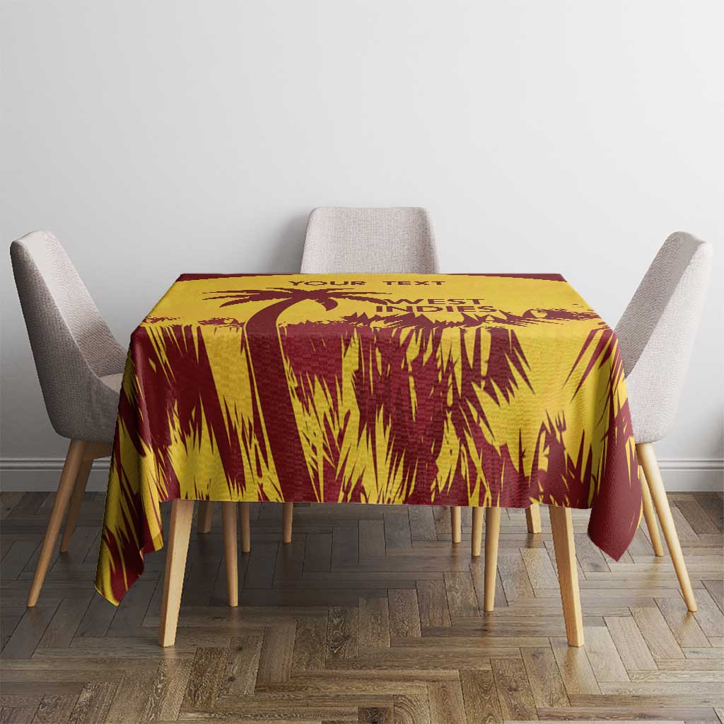 Custom West Indies Cricket Tablecloth Windies Newest Version
