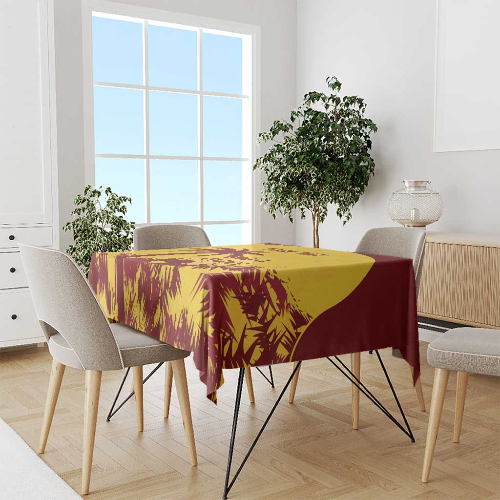 Custom West Indies Cricket Tablecloth Windies Newest Version