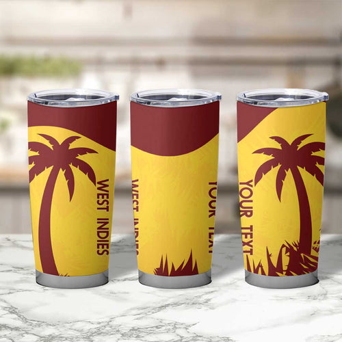 Custom West Indies Cricket Tumbler Cup Windies Newest Version