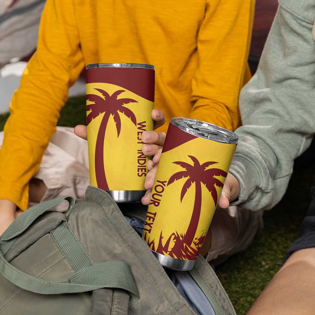 Custom West Indies Cricket Tumbler Cup Windies Newest Version