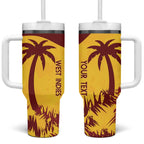 Custom West Indies Cricket Tumbler With Handle Windies Newest Version