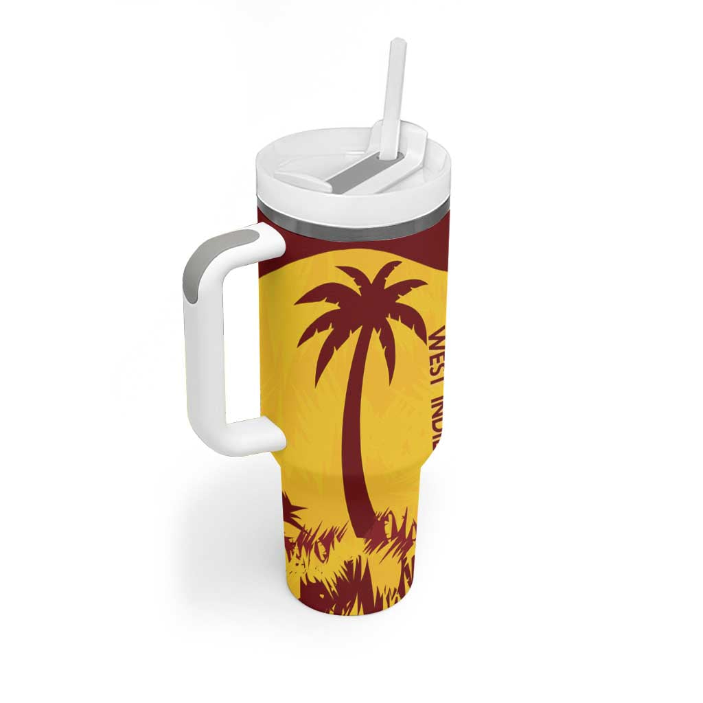 Custom West Indies Cricket Tumbler With Handle Windies Newest Version