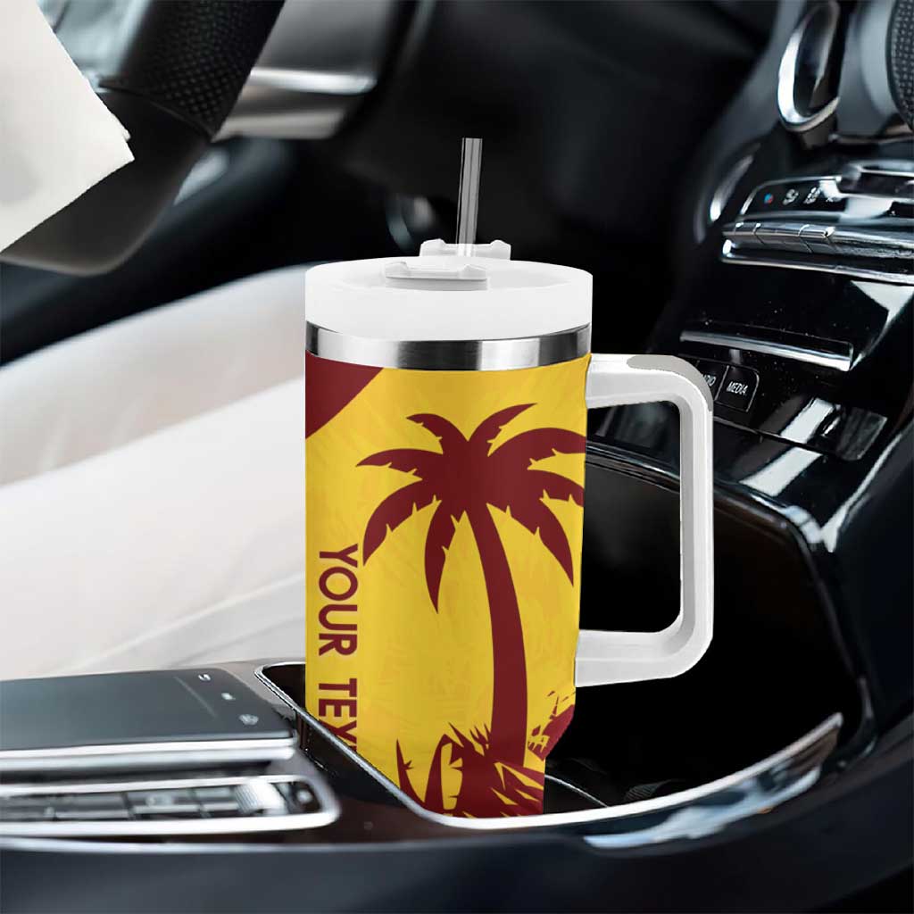 Custom West Indies Cricket Tumbler With Handle Windies Newest Version