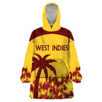 Custom West Indies Cricket Wearable Blanket Hoodie Windies Newest Version