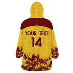 Custom West Indies Cricket Wearable Blanket Hoodie Windies Newest Version
