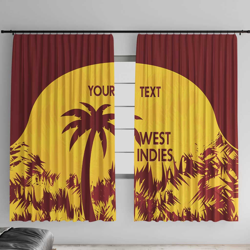 Custom West Indies Cricket Window Curtain Windies Newest Version