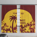 Custom West Indies Cricket Window Curtain Windies Newest Version