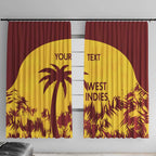 Custom West Indies Cricket Window Curtain Windies Newest Version
