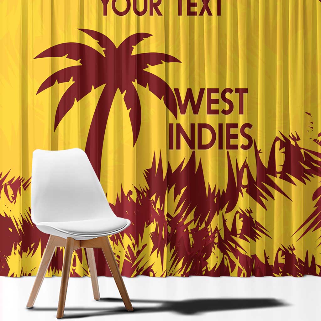Custom West Indies Cricket Window Curtain Windies Newest Version