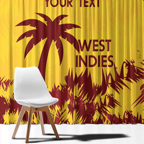 Custom West Indies Cricket Window Curtain Windies Newest Version