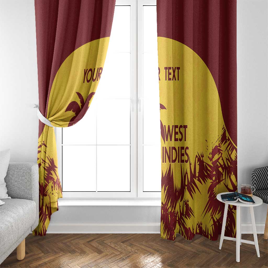 Custom West Indies Cricket Window Curtain Windies Newest Version